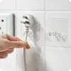Gancho de Enchufe Transparente, Gancho Adhesivo sin Rastro para Guardar Cables de Alimentación, Gancho de Enchufe para Hogar y Cocina, Soporte de Enchufe sin Clavos