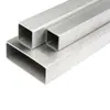 Tubo Quadrado de Aço Inoxidável 304 Corte Zero Resistente a Impacto Acessórios Mecânicos Sem Rebarbas Tubo Retangular de Aço Inoxidável 201/316 Personalização