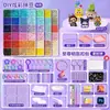 Set de cuentas premium para manualidades DIY, incluye un juego completo de herramientas, plancha y paquetes suplementarios para juguetes de cuentas