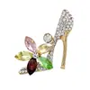 Broche atacado estilo coreano popular cristal de salto alto broche high-end opala broche corpete acessórios de vestuário