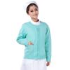 Suéter de enfermera suéter estilo coreano otoño e invierno ropa guía ropa de viaje cárdigan abrigo prenda exterior cálido forro polar grueso