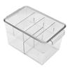 Caja de Almacenamiento de Alimentos para el Hogar Cajón Caja de Almacenamiento de Plástico Caja de Frutas Caja de Almacenamiento de Escritorio Caja Organizadora para Cocina Refrigerador