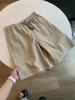 Lista de ilhas! SECO secagem rápida respirável à prova d'água! Verão 2025 shorts casuais masculinos com cintura elástica cinco calças moda