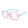 2025 Nuevas Gafas Anti-Luz Azul para Niños Protección Ocular para Computadora y Teléfono Móvil Lentes Planos Material de Silicona Cómodo F8284