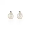 ¡Estilo Princesa Diana Chenmo! Pendientes de Perla y Circonita Suaves y Lujosos para Mujer Pendientes de Tendencia de Gama Alta de Nicho Venta al por Mayor