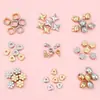 Contas de Plástico CCB Feitas à Mão Material para Pulseira DIY Colar com Contas Acessórios de Joias com Contas Estrela Trevo