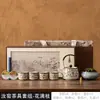 Conjunto de Chá Bule Dourado e Prateado de Alta Qualidade Dunhuang, Presente de Reunião Anual da Empresa, Conjunto de Chá Kung Fu para Uso Doméstico, Presente Empresarial