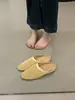 Verano 2026 Nuevo Clásico Malla Punta Redonda Sin Cordones Zapatos Planos Chanclas Caladas Sandalias de Malla Moda para Mujer