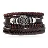 Joyería Transfronteriza Europea y Americana Simple Cuerda Tejida a Mano para Mujer Pulsera de Cuero para Hombre Pulseras de Bajo Precio al por Mayor Joyería de Mano