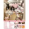 Set de decoración para propuesta de interior de Hello Kitty para el hogar y el hotel, decoración romántica para propuesta, sorpresa de cumpleaños