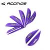 Spiral Feather Diku DECUT Spiral Feather 1,75 polegadas Spiral Feather Colorido Gum Feather Arrow Feather Spiral Feather spin wing Reversão