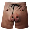 Verano Nuevo Transfronterizo Shorts Estampado Digital 3D Geométrico Pareja Para Hombre y Mujer Marca Japonesa de Moda Pantalones de Playa