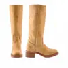 Exportación Transfronteriza Nueva Era Europea y Americana Botas Vaqueras Occidentales Retro para Mujer de Campus Talla Grande 40-46 Botas de Caballero