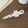 Esencial para el ambiente de primavera y verano de las chicas dulces: Pinza de Pato Cuadros Oso, Pinza para Flequillo Femenina, Pinza Versátil para Cabello Esponjoso
