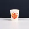 Vasos de papel desechables personalizados, gruesos y de buena calidad, para uso en la oficina, hechos a medida con impresión de logo, vasos para café y té al por mayor