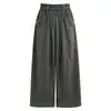Pantalones de Trabajo Estilo Americano Otoño Pantalones Casuales Mujer 2026 Sueltos Diseño Simple Sentido Retro Tres Rayas Deportivos Pierna Ancha