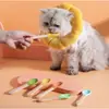 Colher para Pet, Colher para Lata de Ração de Gato, Silicone com Cabo de Madeira, Colher de Alimentação para Filhotes de Comida Úmida e Fresca, Suprimentos para Pets