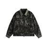 Jaqueta Masculina North Boundary Marca Americana de Moda 2025 Outono Nova Jaqueta de Lapela Patchwork Masculina e Feminina Retrô Workwear