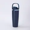 Taza Aislada para Doble Bebida de Acero Inoxidable 304 con Asa Portátil, Taza de Agua para Coche de 30 oz, Suministro del Fabricante