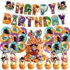 Dragon Ball Sete Esferas Tema Festa de Aniversário Decorações Banner Bandeirolas Toppers de Bolo Conjunto de Balões