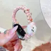 Diadema de Correa con Pelo Trenzado de Peluche para Cachorro Adecuada para Xiaomi Mi Band Generación 10/9/8 Universal