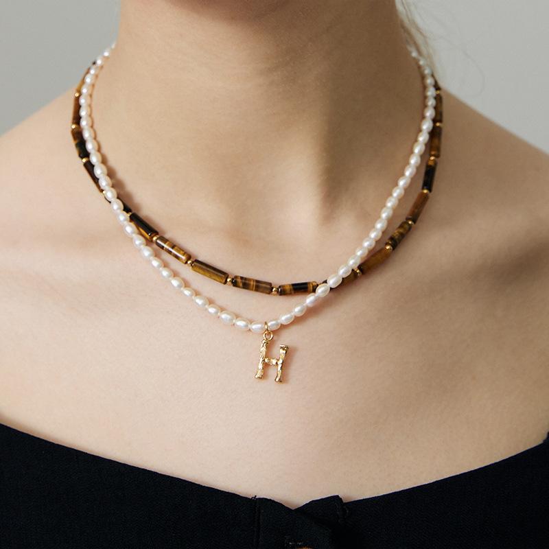 智贝主图_1新品虎眼石锁骨链小众百搭项链2022年新款