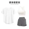 Traje Deportivo de Tenis, Ropa de Entrenamiento de Manga Corta para Mujer, Ropa de Secado Rápido para Correr al Aire Libre, Camiseta de Bádminton de Aspecto Adelgazante, Ropa de Fitness