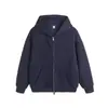 Sudadera con capucha tipo cárdigan estilo americano para hombre 2026 Nueva Otoño Invierno Retro Tendencia Marca Juvenil Sencilla Holgada Chaqueta