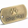 Etiquetas Populares para Mascotas Transfronterizas, Placas de Identificación para Perros, Etiquetas para Perros Grabadas de Acero Inoxidable, Etiquetas de Identidad, Llaveros, Envío Directo