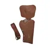 Conjunto de 3 Peças de Arma de Brinquedo Cowboy Retrô Ocidental para Fantasia de Halloween Infantil, Coldre de Arma, Insígnia, Acessórios de Performance