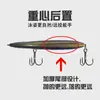 Iscas de pesca transfronteiriças: Iscas de lápis afundantes, iscas duras afundantes vibratórias de arremesso longo, adequadas para água salgada e doce, disponíveis para atacado do fabricante