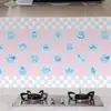 Pegatina de Pared Autoadhesiva de Dibujos Animados Pegatina a Prueba de Aceite para Cocina Papel Tapiz de Azulejos Impermeable para Baño Estufa Resistente a Altas Temperaturas Calcomanía de Renovación