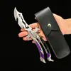 Merchandising de Valorant Modelo Cuchillo Mariposa Juguete Modelo de Metal Accesorio Decoración Regalo Sin Filo