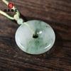 Pendente Tianshan Cui paz não importa marca jade de ouro natural de Xinjiang fivela de paz marca pão pingente de jade atacado