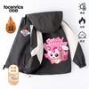 Dibujos Animados Ropa Nueva, Chaquetas para Niños, Terciopelo Otoño e Invierno Nuevo Estilo Coreano Cortavientos de Estilo para Niños Mayores y Niñas