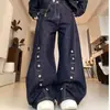 Pantalones de Linterna Personalizados Transfronterizos Rectos Sueltos de Pierna Ancha Algodón Elástico Oram Ropa de Xintang Personalización para Mujer