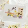 Fita Patchwork Crepúsculo Série Sonho das Quatro Estações INS Fofo Decoração de Diário DIY Adesivos Reutilizáveis 4 Designs
