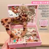 Set de Regalo Caja de Accesorios para el Cabello Infantil, Pinzas para el Cabello Estilo Princesa para Niñas, Gomas para el Cabello, Adornos para la Cabeza Lindos de Dibujos Animados, Regalo de Cumpleaños, Estilo de Alta Gama