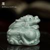 A5L Cerámica Ru Kiln Mascota de té Cerdo Toro Oveja Caballo Mono Conejo Perro Serpiente Dragón Tigre Rata Adornos del Zodiaco
