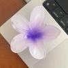 Pinzas para el cabello de Plumeria Coloridas Transfronterizas Europeas y Americanas, Pinzas de Garra de Gama Alta y Exquisitas, Accesorios para el Cabello de Pétalos de Flor, Pinzas de Tiburón de Flor de Bauhinia