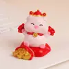 Cerdo Destinado a Ser Rico, Cerdo de Dibujos Animados Lindo Juguete de Comida Adornos, Decoraciones de Escritorio, Muñecas de Resina, Regalos Creativos Hechos a Mano
