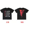 [Transfronterizo 220g] Vlone Salute Manga Corta Big V Dragón Chino Limitado Fujiwara Hiroshi Guanxi Wang Yibo Mismo