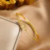 Estrella senior transfronteriza Europa y Estados Unidos con pulsera de herradura micro incrustada diseño nicho pulsera de moda de lujo pulsera al por mayor