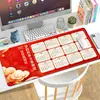 Calendario 2027, alfombrilla de ratón de gran tamaño, alfombrilla de escritorio para teclado de oficina de Año Nuevo, regalo promocional, hecha a medida según tu diseño, directo del fabricante