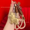 Acessórios de Chaveiro Princesa Dourada do Ano do Cavalo Ouro Puro 999 Fique Rico Instantaneamente Pingente de Bolsa Venda por Atacado em Estoque