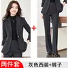 Atuendo profesional al por mayor transfronterizo 2026 otoño e invierno ropa profesional de alta gama chaqueta blazer de manga larga traje de pantalón para mujer