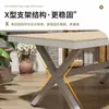 Mesa y silla de exterior madera plástica juego de tres o cinco piezas patio anticorrosión impermeable Protección Solar combinación Ocio exterior balcón jardín