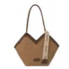 Bolsa Grande de Tecido com Padrão Retrô Transfronteiriça para Mulheres 2026 Nova Versátil Moda para o Dia a Dia Ombro Axila Bolsa Tote