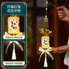 Lanternas do Festival do Meio do Outono 2026 Novo Modelo Lanternas de Coelho Tecidas em Bambu Artesanais DIY para Crianças Estilo Antigo Lanternas Pequenas Brilhantes de Mão