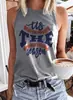 Comercio Exterior Comercio Electrónico Transfronterizo Estación Independiente Amazon Camiseta sin Mangas con Estampado Nuevo para Mujer